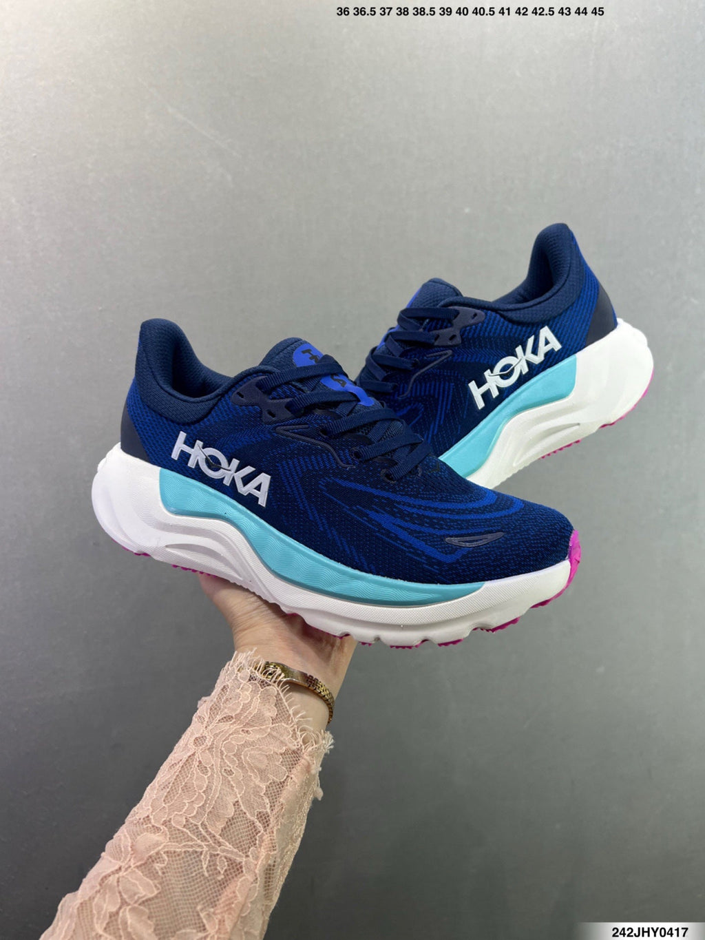Hoka One One M ARAHI 8 WIDE Ultra-Lightweight Thick Sole Running Shoes--1168710/SSTC-7