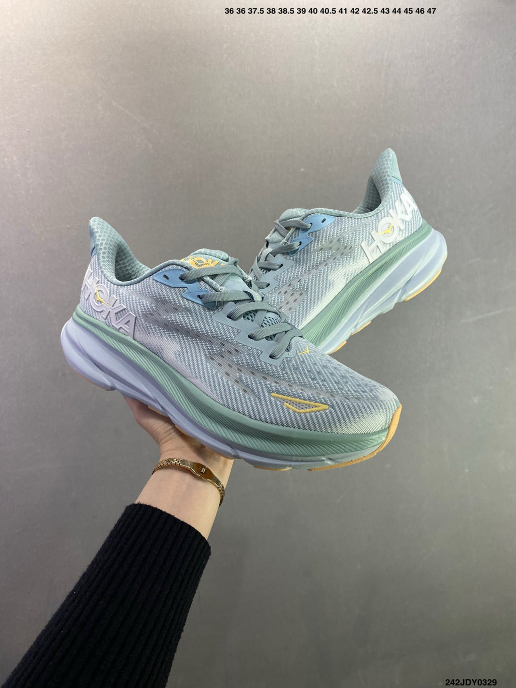 HOKA M CLIFTON 9 New Colorway Mesh Breathable Road Running Shoes--1127896 -6