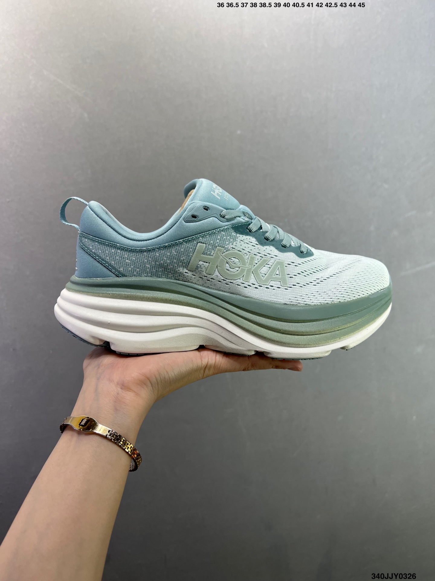 HOKA ONE ONE Bondi 8 Low Thick Sole Lightweight Casual Running Shoes --1127953 -1