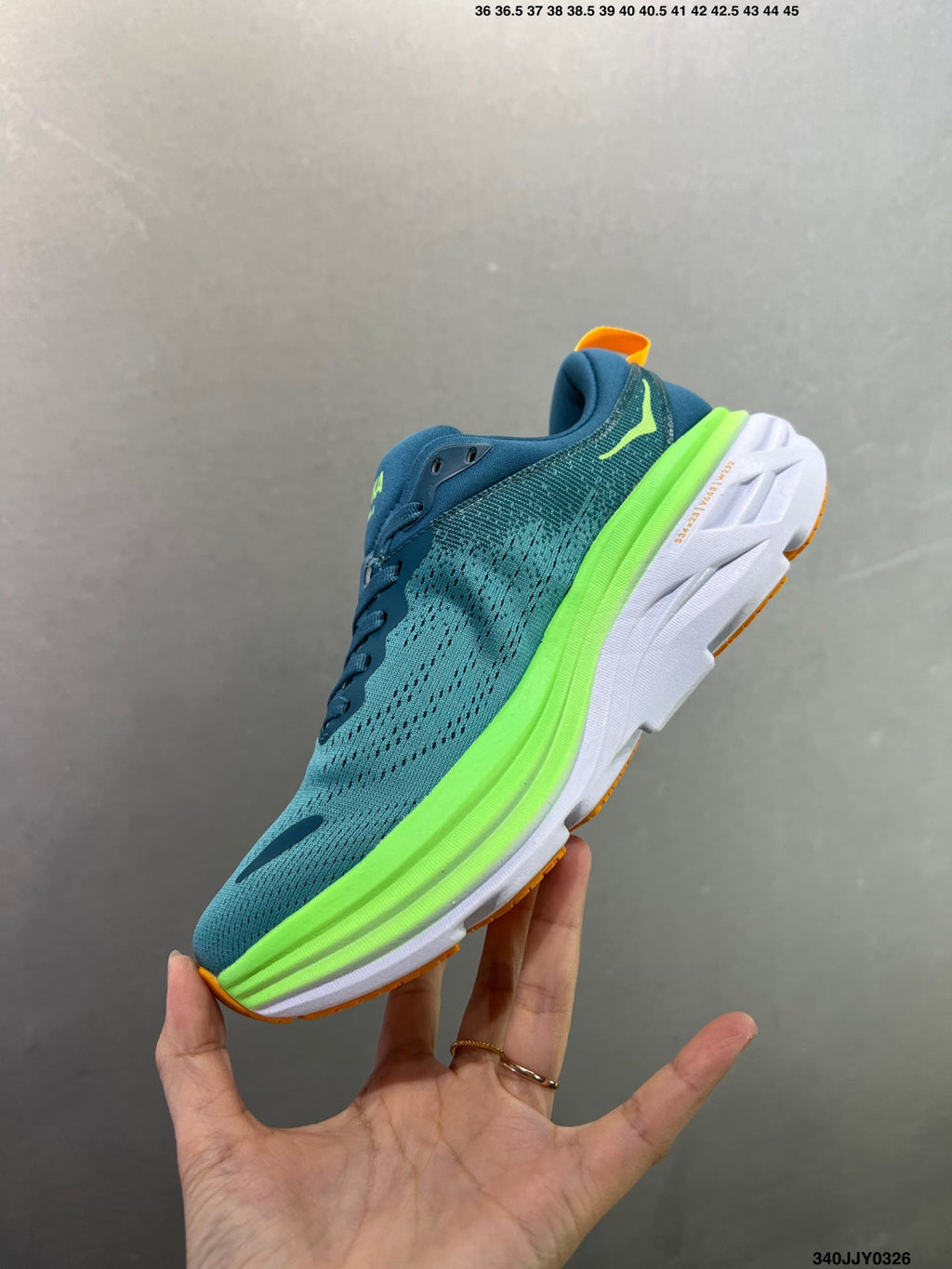 HOKA ONE ONE Bondi 8 Low Thick Sole Lightweight Casual Running Shoes --1127953 -3