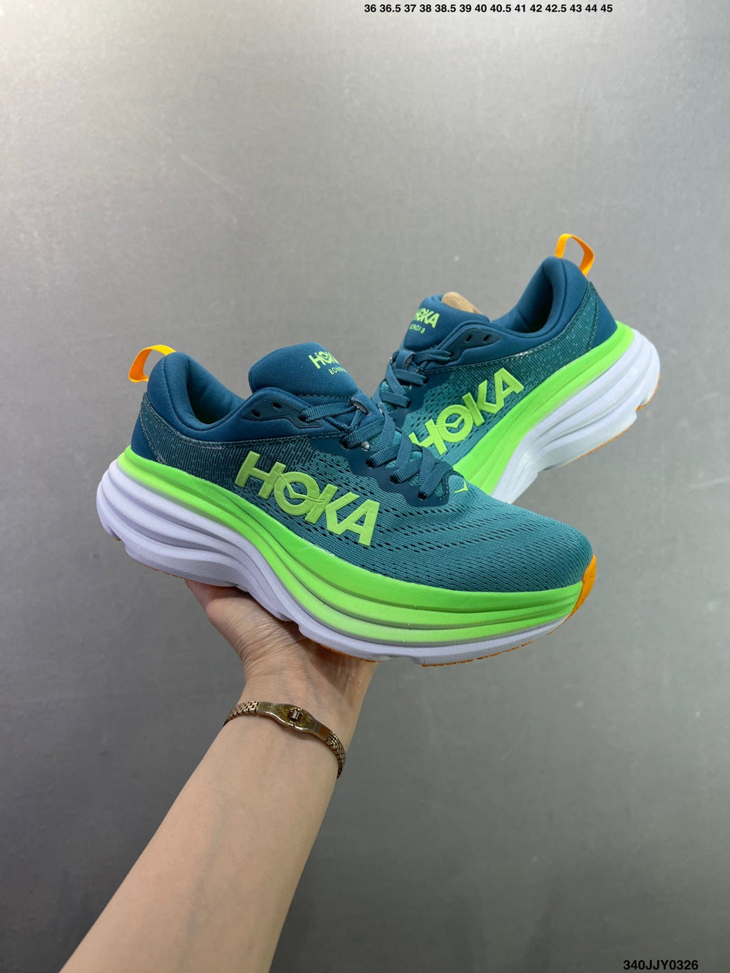 HOKA ONE ONE Bondi 8 Low Thick Sole Lightweight Casual Running Shoes --1127953 -3