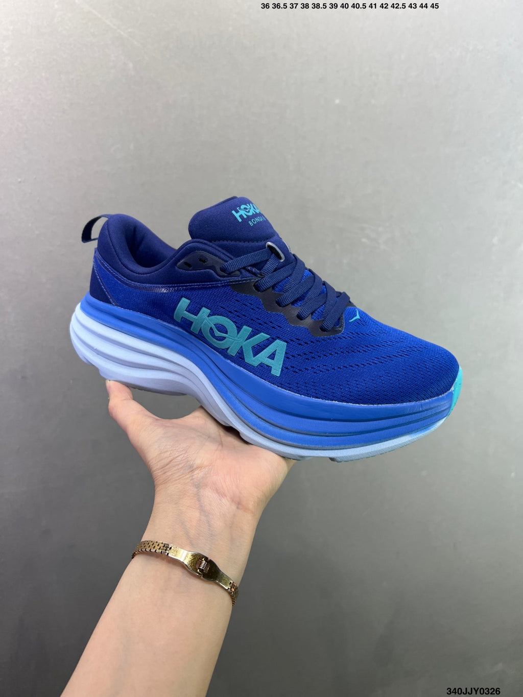 HOKA ONE ONE Bondi 8 Low Thick Sole Lightweight Casual Running Shoes --1127953 -4