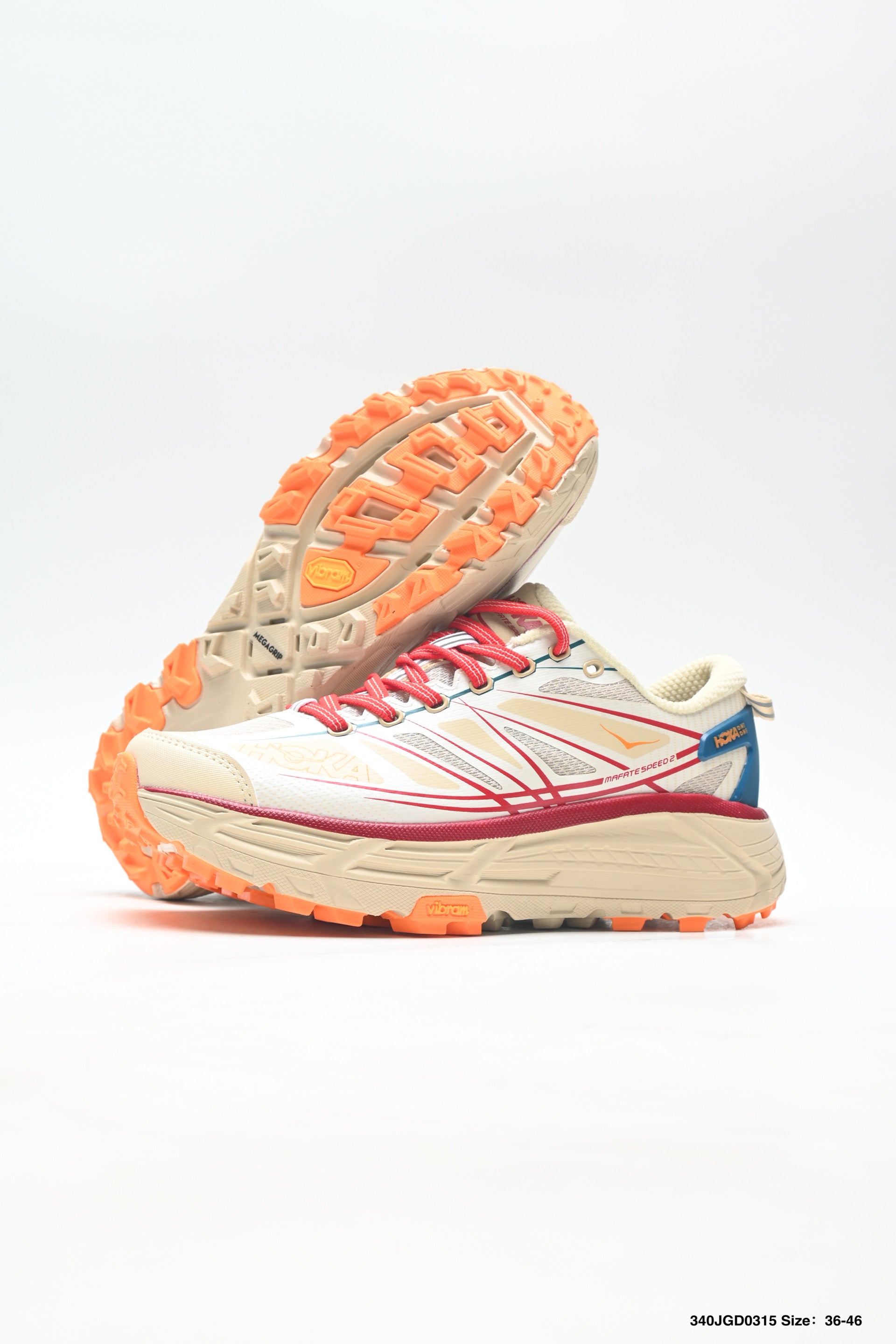HOKA ONE ONE Mafate Speed 2 Low Lightweight Low-Top Outdoor Trail Running Shoes--1126851 -3
